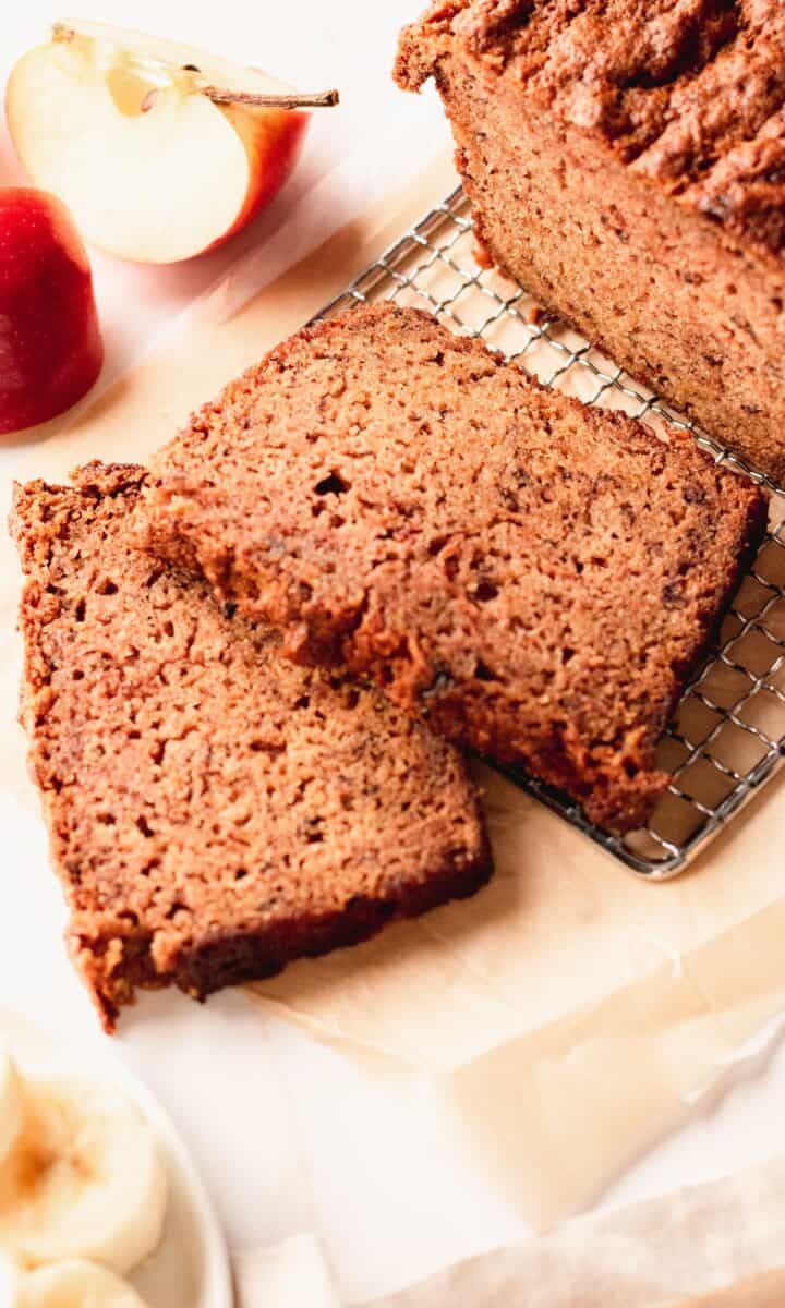 Apple Banana Bread Hey, Snickerdoodle!