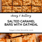Salted caramel bar pin.