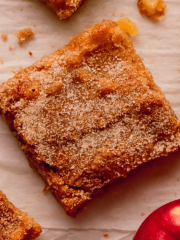 An apple cinnamon bar.